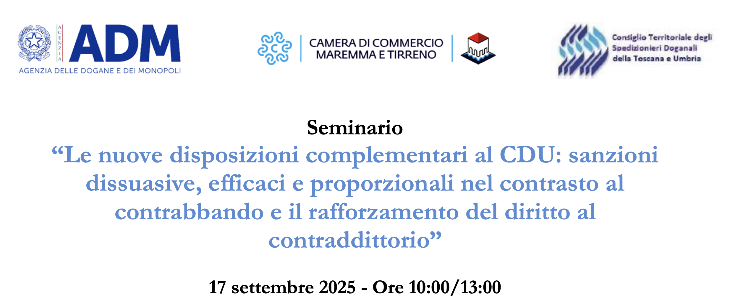 Le nuove disposizioni complementari al CDU